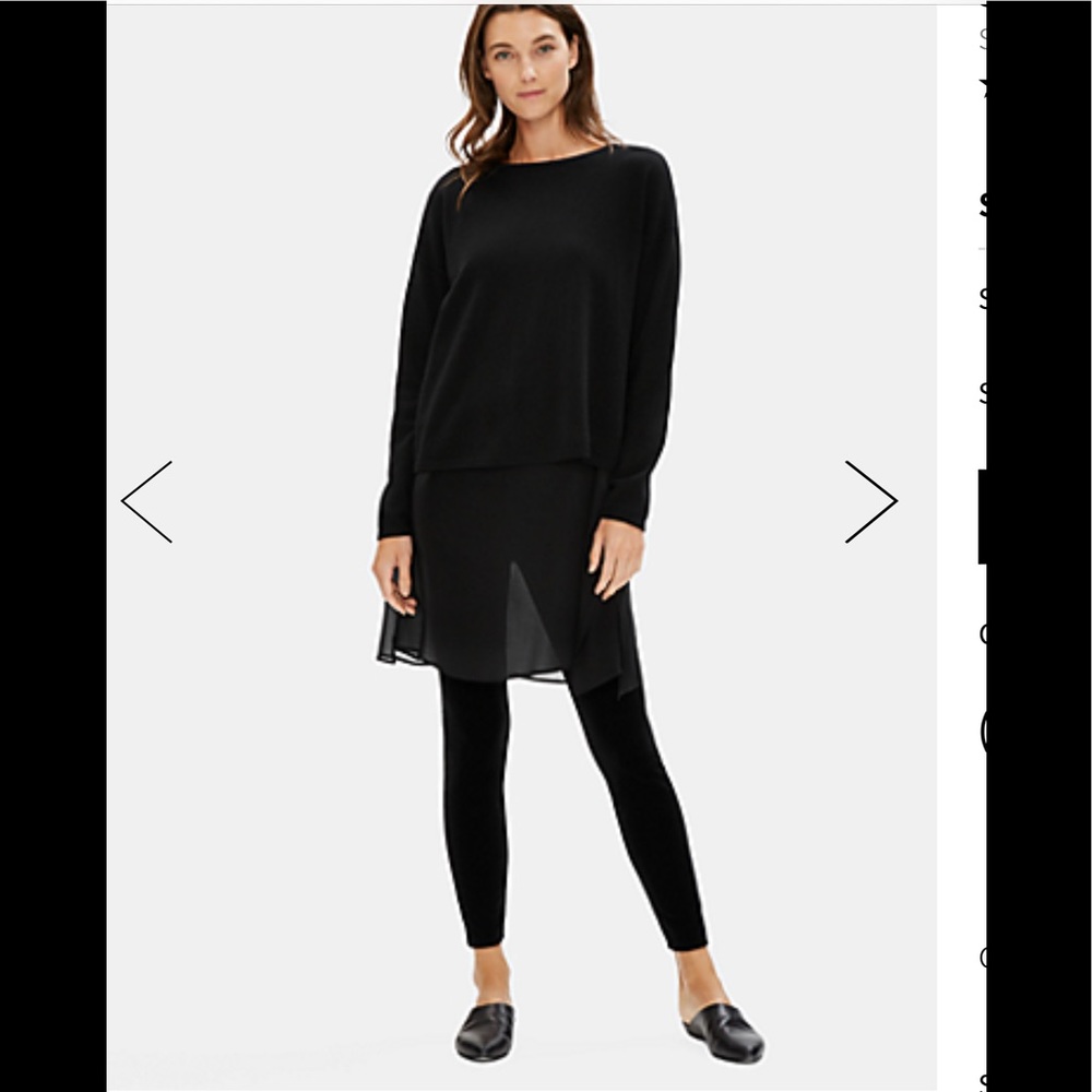 Eileen Fisher Black Leggins